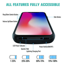 Load image into Gallery viewer, Fiora™ Slim Mobile Power Charging Case for iPhone
