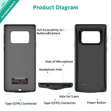 Load image into Gallery viewer, Note 9 Battery Case by Fiora™ Slim Samsung Galaxy Note 9 Charging Case
